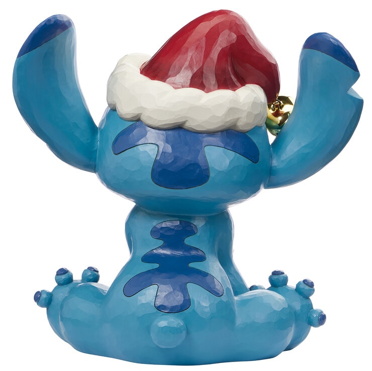 Stitch y Trapos Figura Decorativa Navideña Pintada a Mano — Imagen 2 de 3