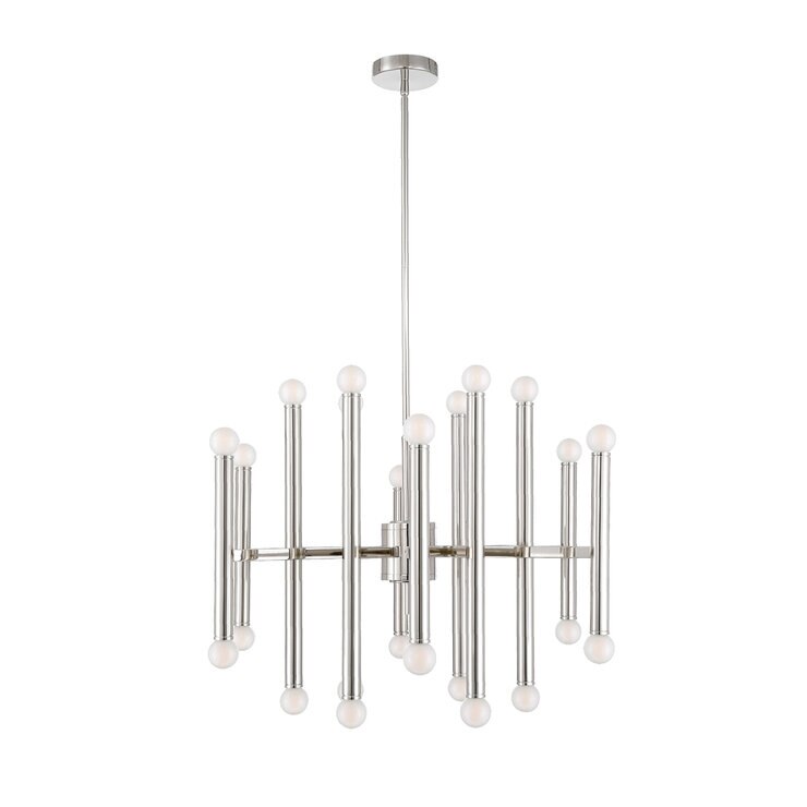 Empire Lighting, Lámpara colgante Melrose acabado Níquel