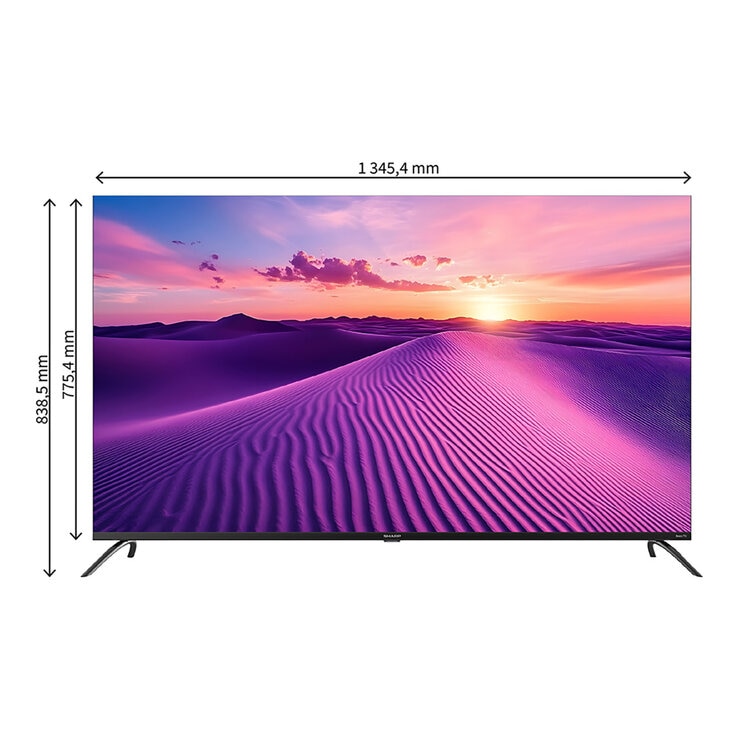 Sharp Pantalla 60" UHD 4K Smart TV — Imagen 2 de 4
