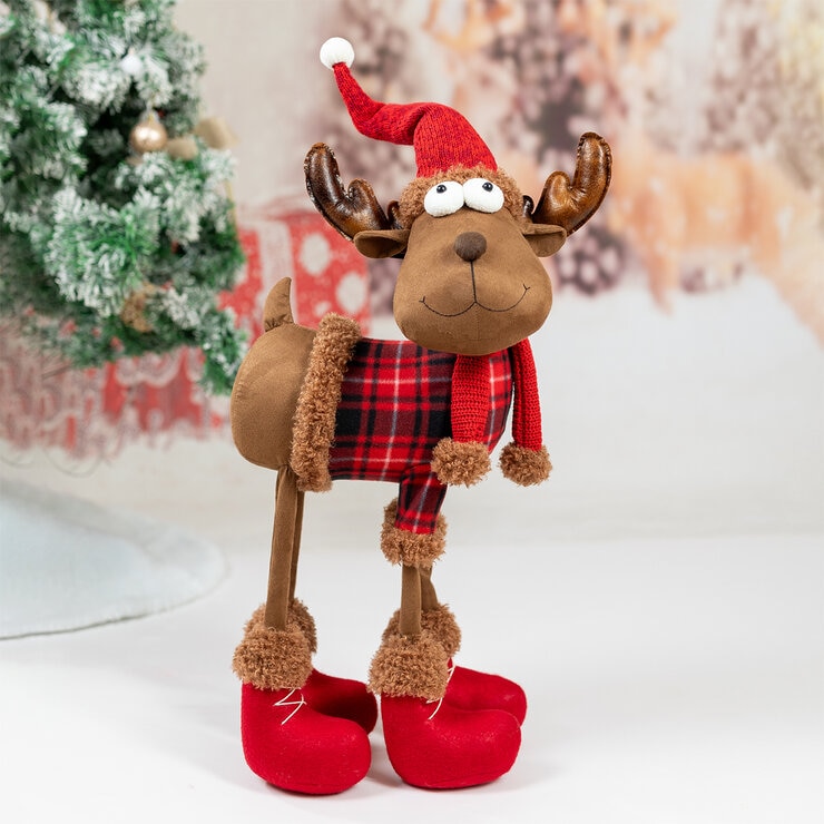 Alce Navideño de Peluche 81 cm, Varios Modelos — Imagen 2 de 3