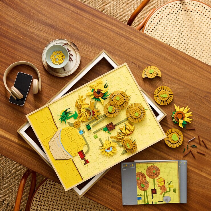 LEGO Art Vincent Van Gogh: Los Girasoles — Imagen 3 de 4
