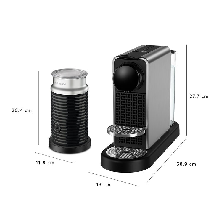 Nespresso, Cafetera Citiz Platinum con Aeroccino 3 — Imagen 4 de 4
