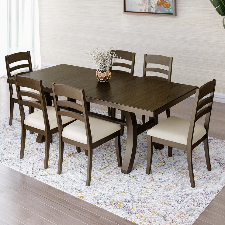 Tresanti, Juego de Comedor de 7 piezas — Imagen 1 de 4
