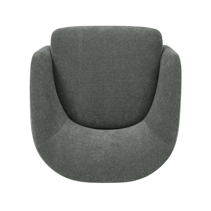 Henredon, Silla Giratoria con Base de Madera — Imagen 3 de 4