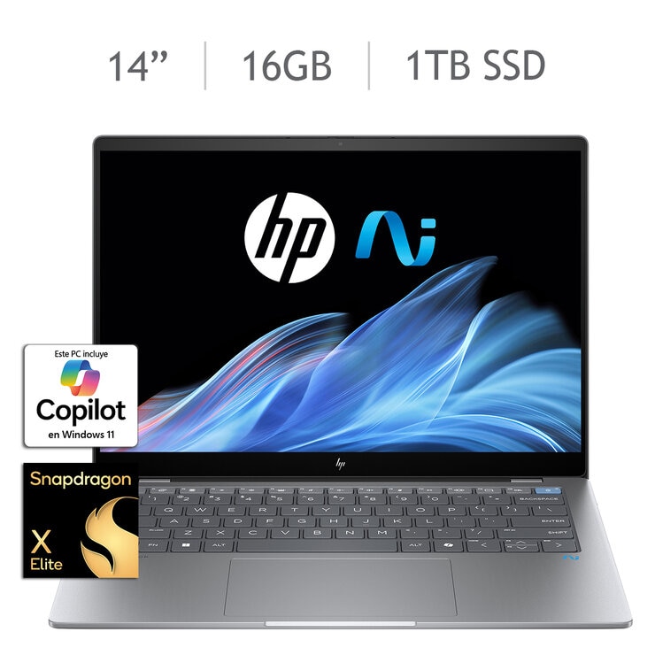 HP 14-fe0001la Laptop 14" 2.2K Táctil Omnibook X 16GB 1TB SSD — Imagen 1 de 4