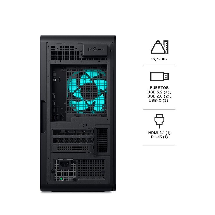 DELL Alienware Gaming ACT 1250 Desktop Tower Intel Core Ultra 7 32GB 1TB SSD — Imagen 4 de 4