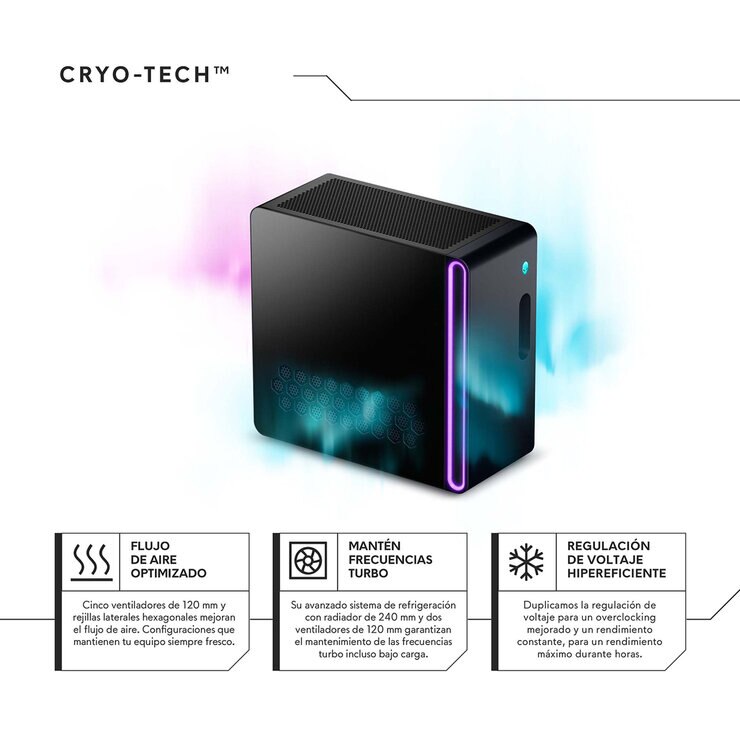 DELL Alienware Gaming ACT 1250 Desktop Tower Intel Core Ultra 7 32GB 1TB SSD — Imagen 3 de 4