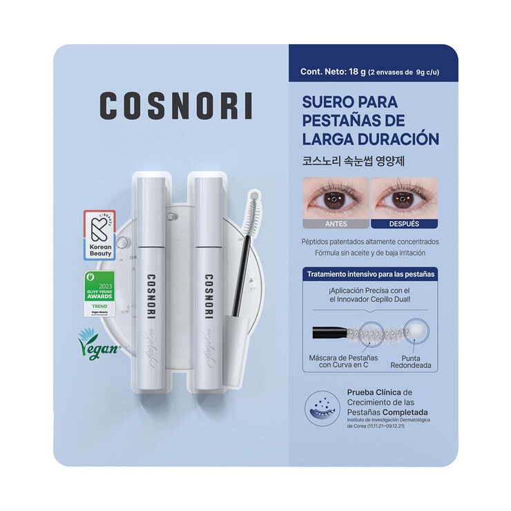Cosnori Suero Amplificador para Pestañas 18g — Imagen 1 de 4