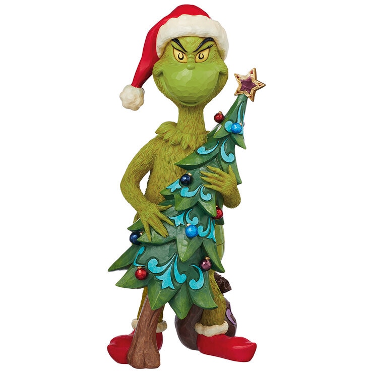 Jim Shore, Figura de Grinch con Árbol Navideño — Imagen 3 de 3