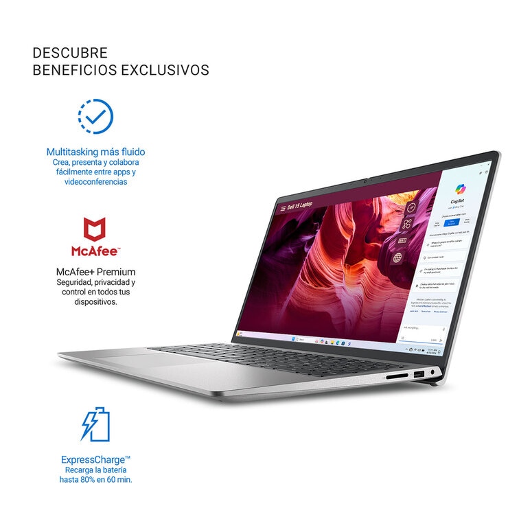 DELL 15 Laptop 15.6" Full HD AMD Ryzen 7 16GB 1TB SSD — Imagen 2 de 4