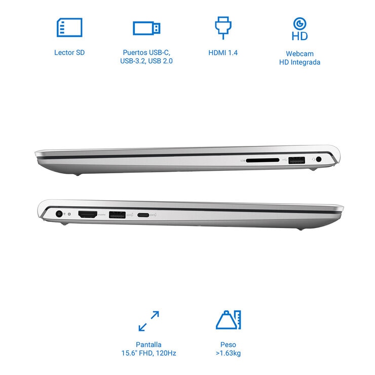 DELL 15 Laptop 15.6" Full HD AMD Ryzen 7 16GB 1TB SSD — Imagen 4 de 4