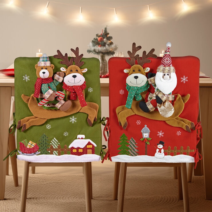 Cubiertas para Silla con Detalle Navideño, Varios Modelos — Imagen 1 de 2