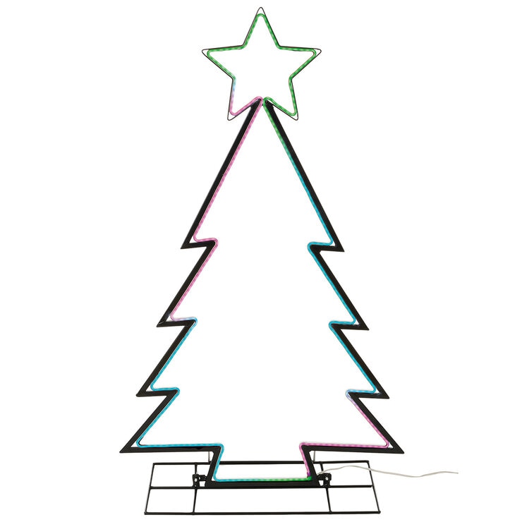 Árbol de Metal con 290 Luces LED — Imagen 3 de 4
