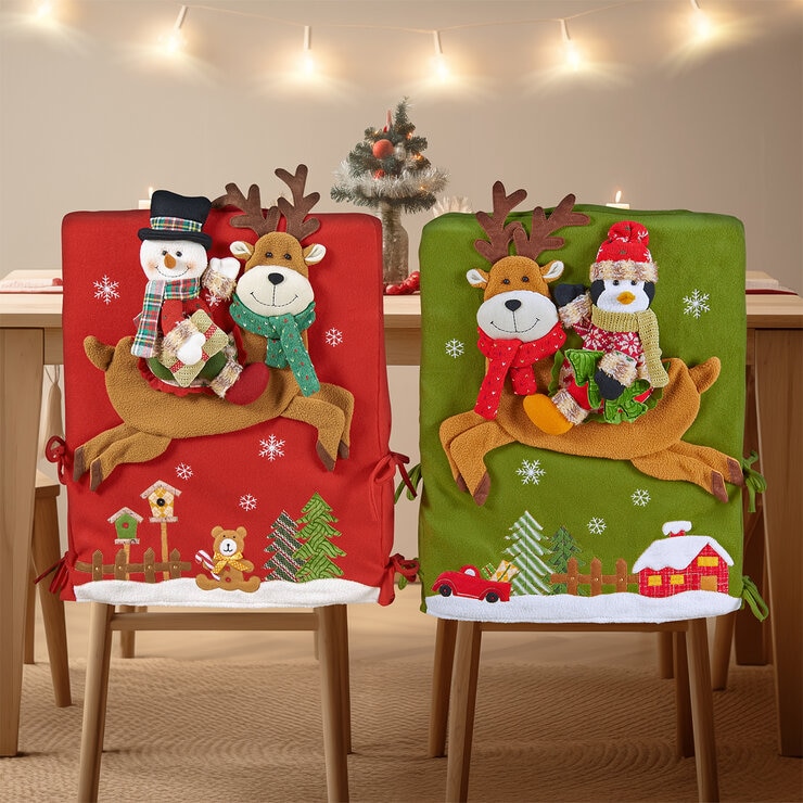 Cubiertas para Silla con Detalle Navideño, Varios Modelos — Imagen 2 de 2