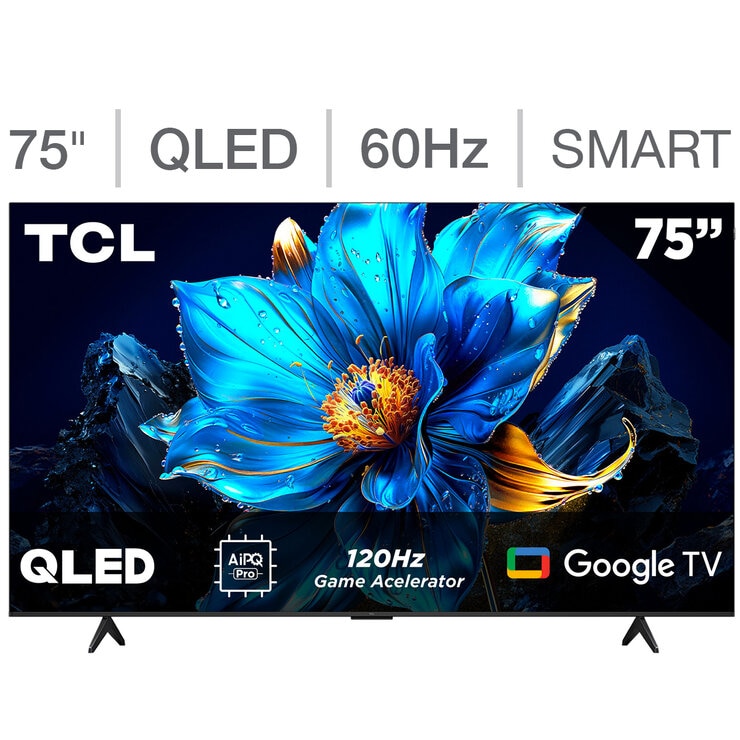 TCL Pantalla 75" QLED 4K Google TV