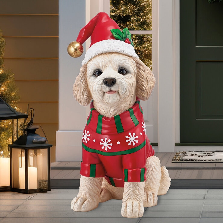 Perro Festivo para Recibidor 66cm, Varios Modelos — Imagen 1 de 3