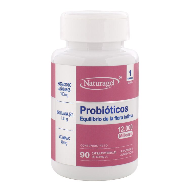 Naturagel Probióticos Equilibrio de la flora íntima 90 Cápsulas — Imagen 1 de 3