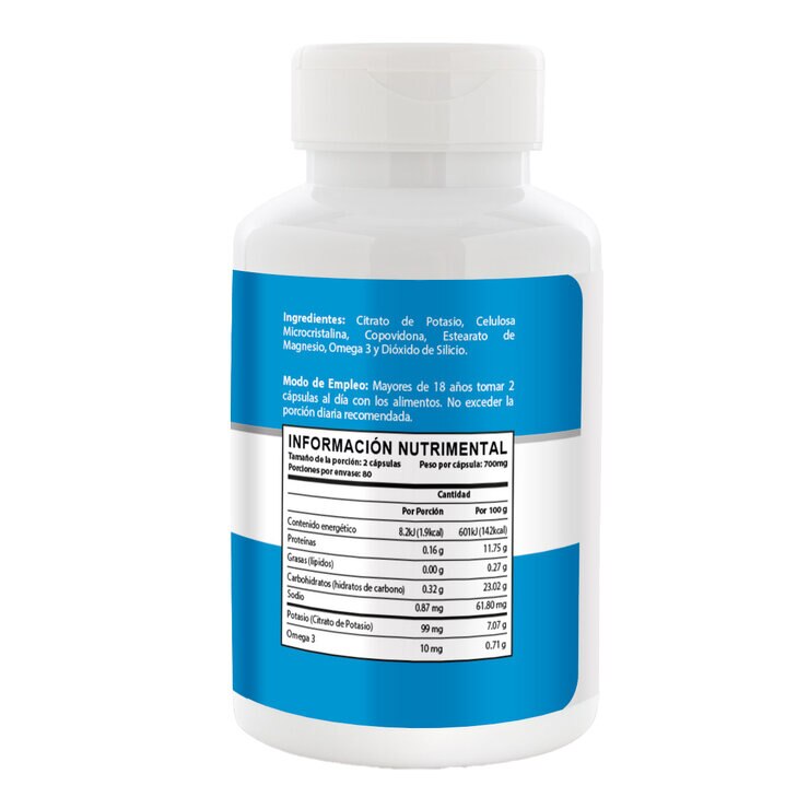 Naturagel Potasio + Omega 3 160 Cápsulas — Imagen 3 de 3