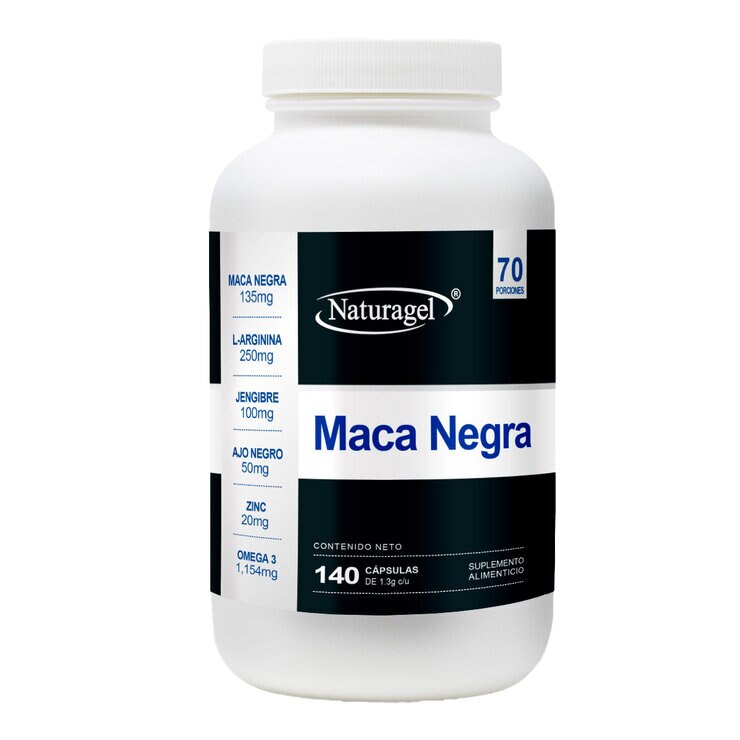 Naturagel Maca Negra 140 Cápsulas — Imagen 1 de 3
