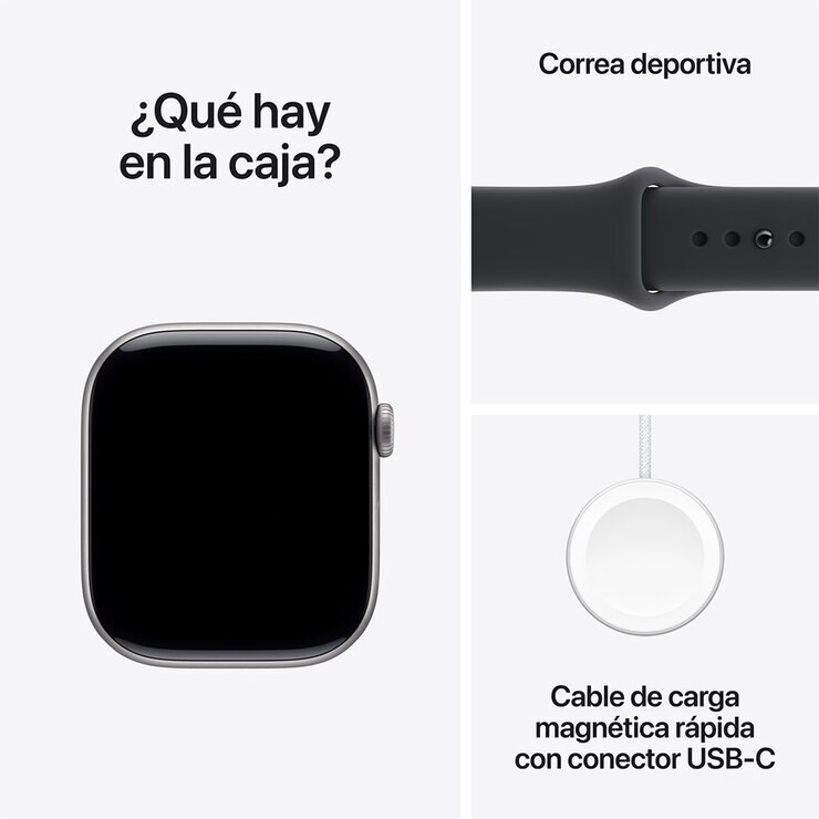 Apple Watch Series 11 (GPS) 46mm Caja de Aluminio Gris Espacial — Imagen 3 de 4