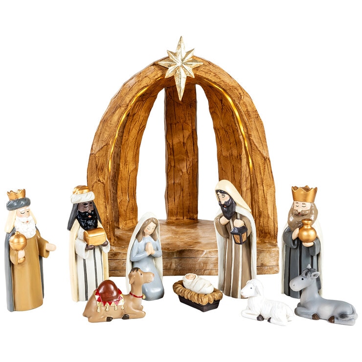 Nacimiento con Luces LED, 11 Piezas — Imagen 4 de 4