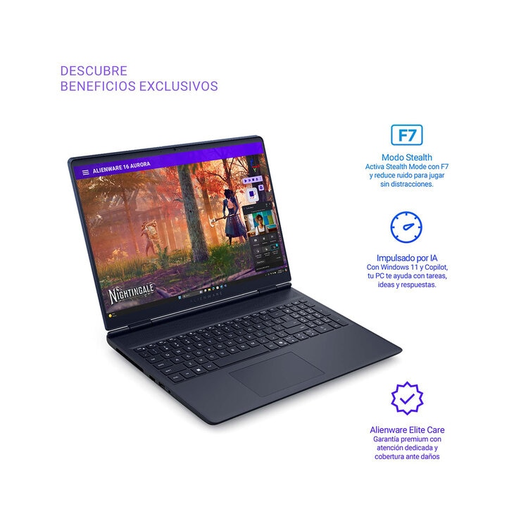 DELL Alienware Gaming NB Laptop 16" WQXGA Intel Core i7 16GB 1TB SSD — Imagen 3 de 4