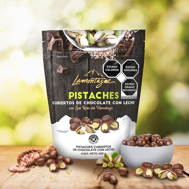 Lamontagne Pistaches Cubiertos de Chocolate con Leche 500 g — Imagen 2 de 3