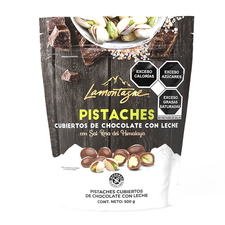 Lamontagne Pistaches Cubiertos de Chocolate con Leche 500 g — Imagen 1 de 3