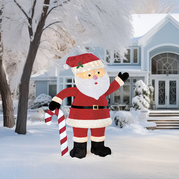 Santa con 880 Luces LED de 2.7m — Imagen 1 de 4