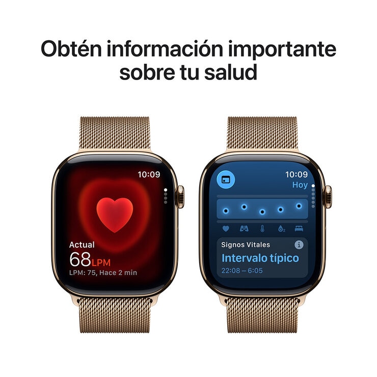 Apple Watch Series 11 (GPS+Celular) 46mm Caja de Titanio Oro — Imagen 2 de 4