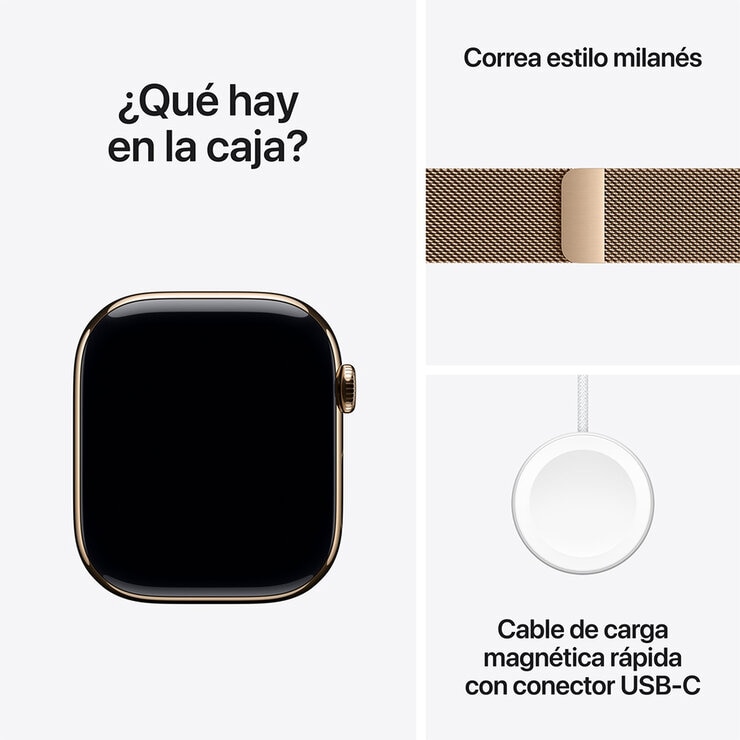 Apple Watch Series 11 (GPS+Celular) 46mm Caja de Titanio Oro — Imagen 4 de 4