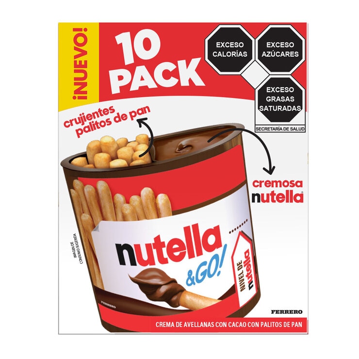 NUTELLA & GO 10 PZ 520G — Imagen 1 de 4