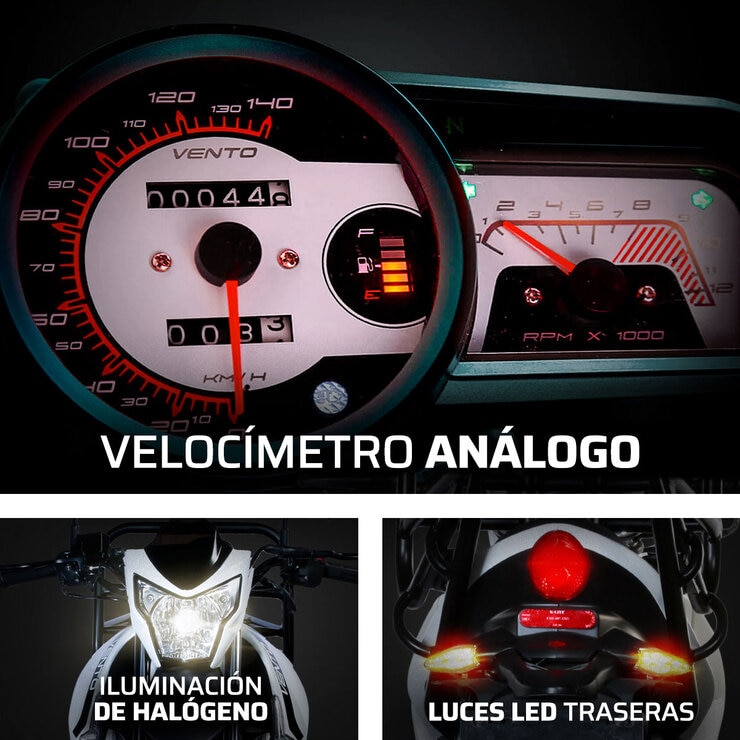 Vento Motocicleta Workman 250cc Blanco — Imagen 2 de 4