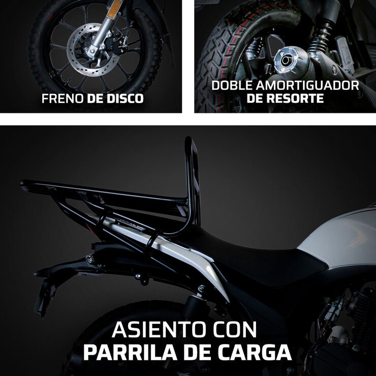 Vento Motocicleta Workman 250cc Blanco — Imagen 3 de 4
