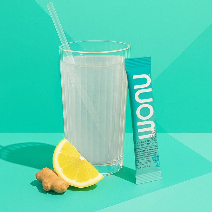 WONU Colágeno con Electrolitos en Polvo Sabor Limón-Jengibre 30 pzs de 12 gr — Imagen 4 de 4