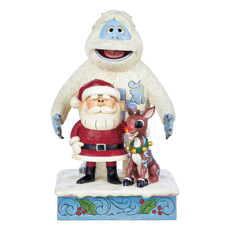 Jim Shore, Figurita de Rudolph, Bumble y Papá Noel de 32 cm — Imagen 3 de 3