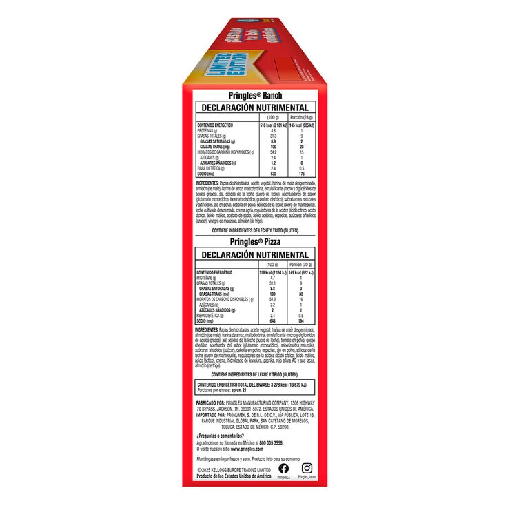 Pringles 4 Pack 4/158 g — Imagen 3 de 4