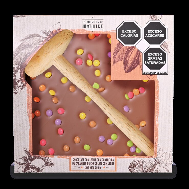 Le Comptoir De Mathilde Chocolate con Leche con Cobertura de Caramelo de Chocolate con Leche 350 g