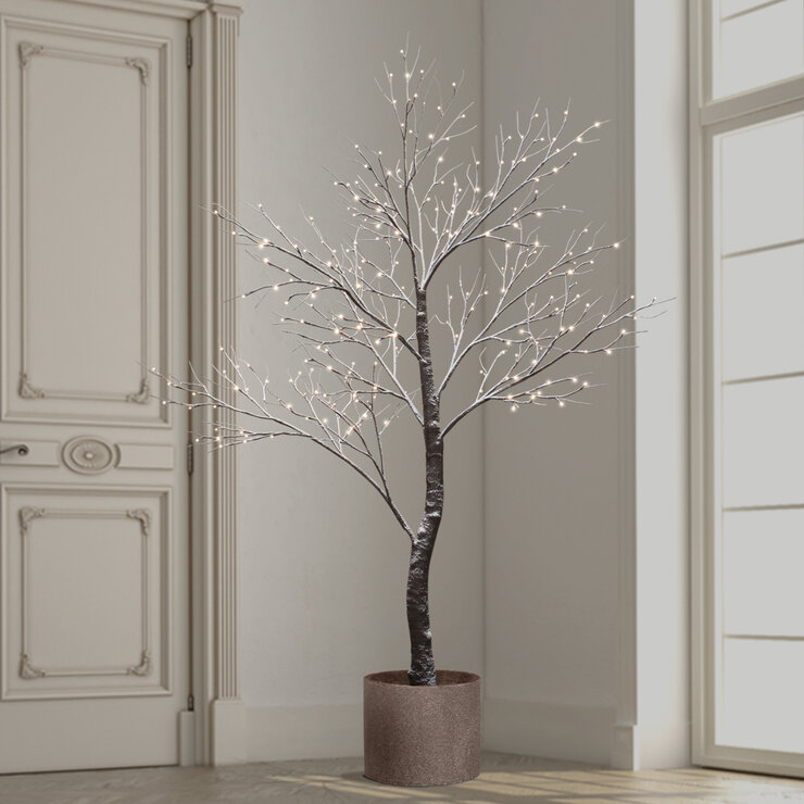 Árbol Iluminado en Maceta con 280 Luces LED, 2.1m — Imagen 4 de 4