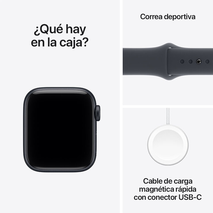 Apple Watch SE 3 GPS 44mm Aluminio Medianoche — Imagen 3 de 4