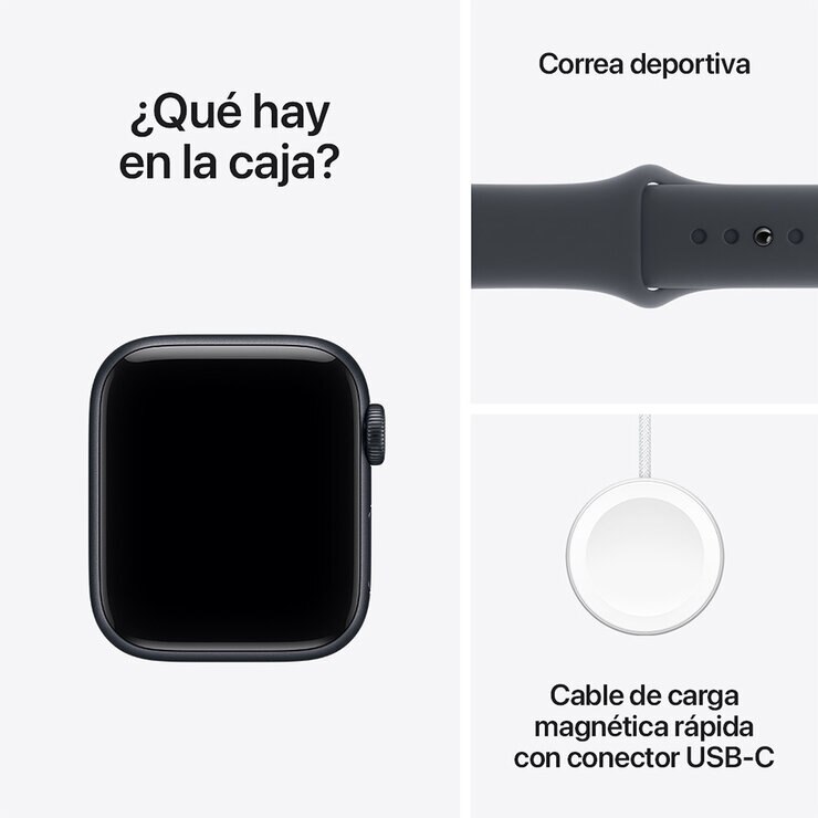 Apple Watch SE 3 GPS + Celular 40mm Aluminio Medianoche — Imagen 2 de 4