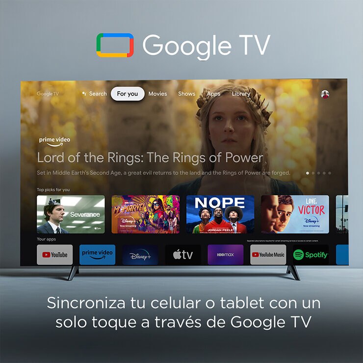 TCL Pantalla 40" QLED FHD Google TV — Imagen 3 de 4
