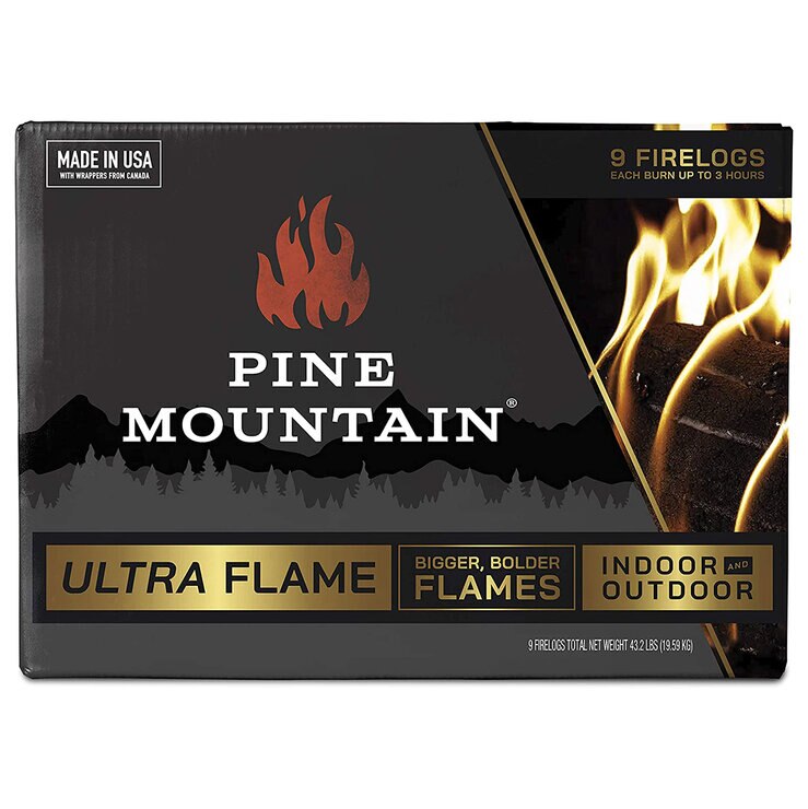 Pine Mountain Leños de Fuego 9 pzas de 2.17 kg — Imagen 1 de 2