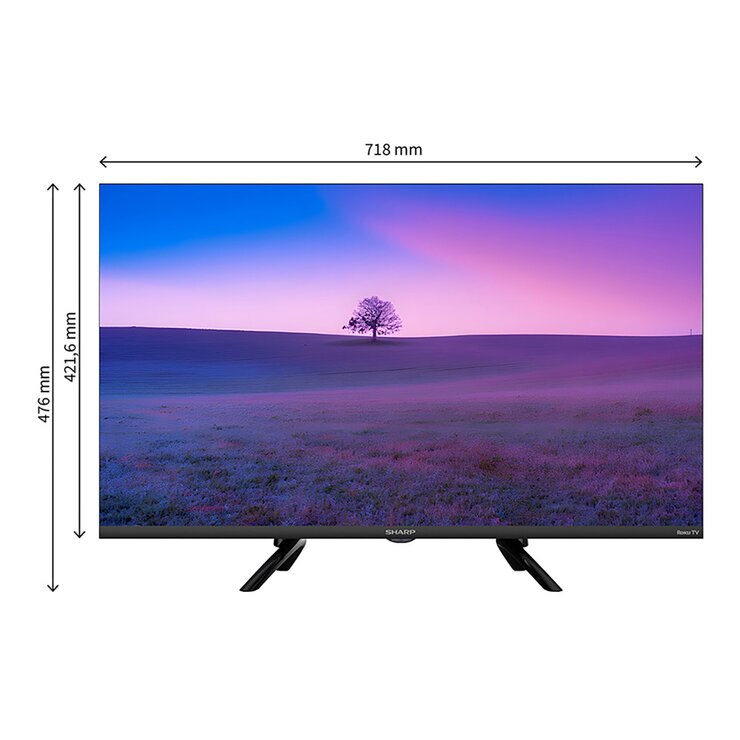Sharp Pantalla 32 HD Roku TV — Imagen 2 de 4