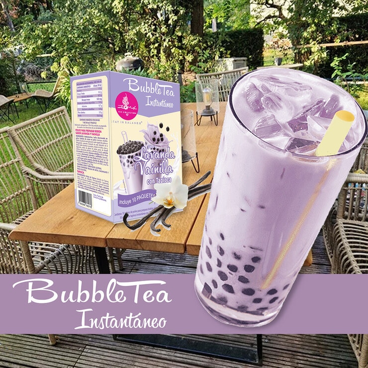 Zoma Tea Collection Bubble Tea Instantáneo Sabor Vainilla Lavanda 650 g — Imagen 3 de 4