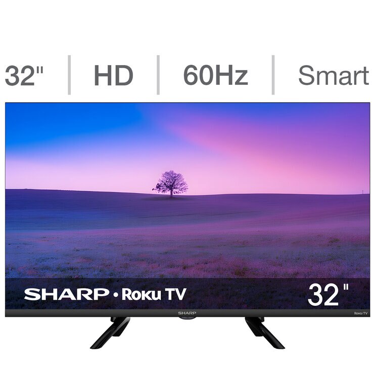 Sharp Pantalla 32 HD Roku TV — Imagen 1 de 4