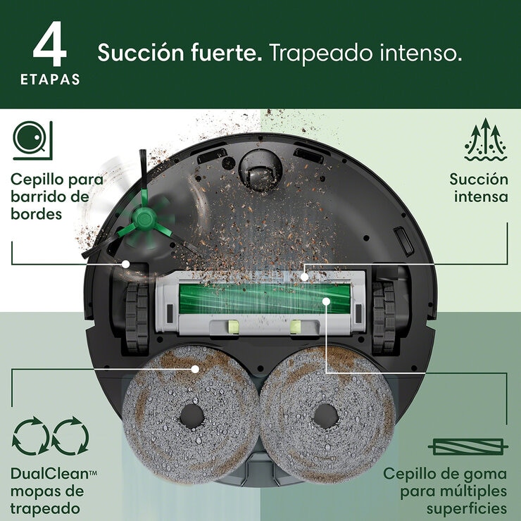 iRobot Roomba 405 Combo, Aspiradora y Trapeador con Estación AutoWash — Imagen 4 de 4