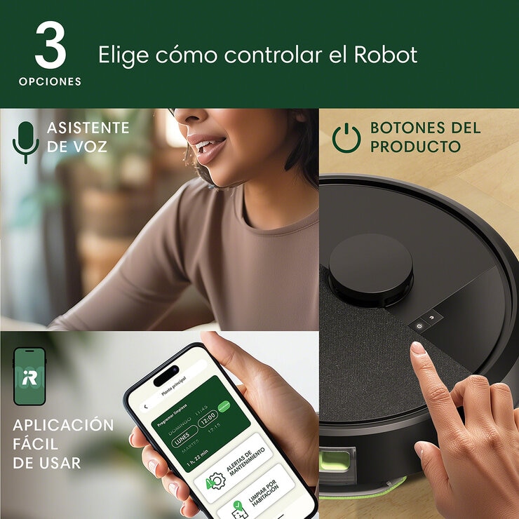 iRobot Roomba Aspiradora y Trapeador, 105 Combo con Conexión WiFi — Imagen 2 de 4