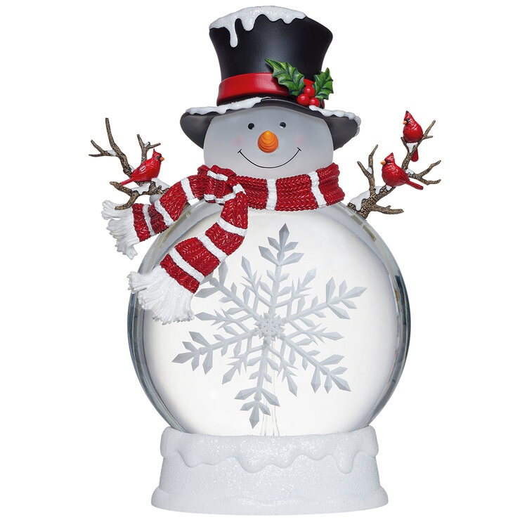 Linterna Navideña de Muñeco de Nieve con Luces LED — Imagen 2 de 4
