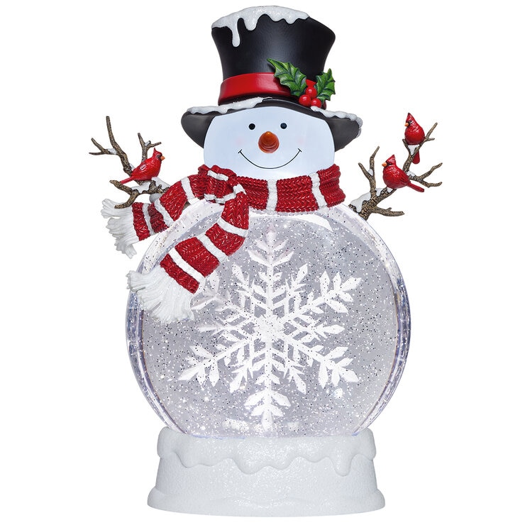 Linterna Navideña de Muñeco de Nieve con Luces LED — Imagen 4 de 4